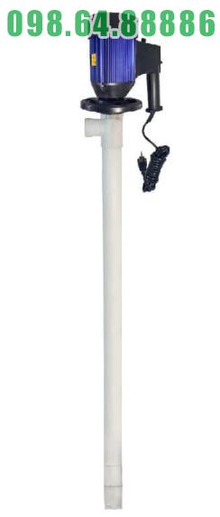 Bơm drum hóa chất cho axit sunfuric, nitric và dung dịch mạ model JDT-600W